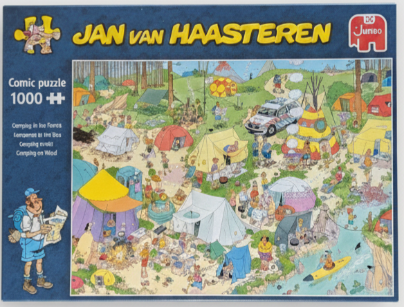 Jan van Haasteren Puzzel - Kamperen in het Bos (1000 stukjes)