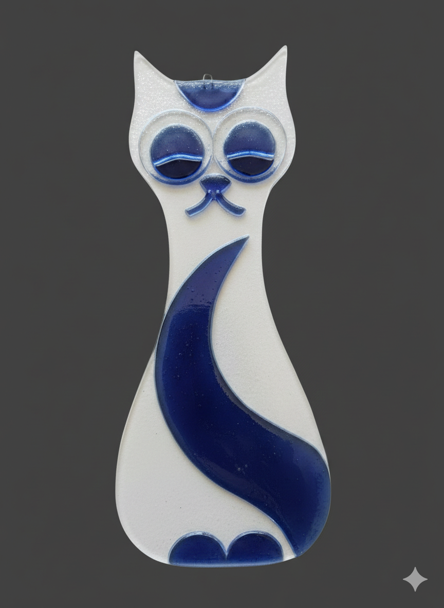 'Krimpie Dinkie' Wanddecoratie – Set van 2 Katten