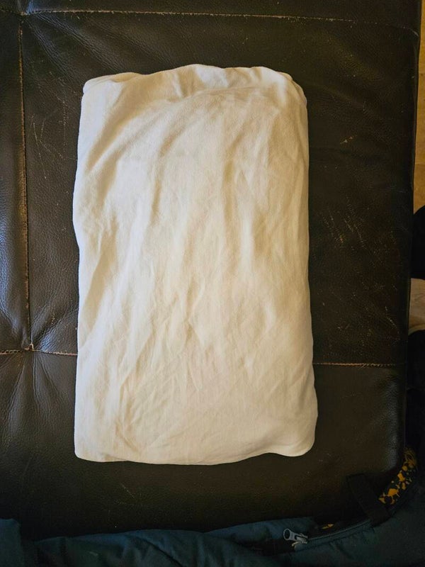 Wit Katoenen Onderlaken – 110 x 210 cm – Zo goed als nieuw