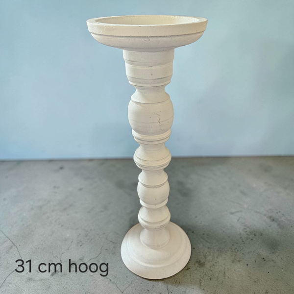 Kaarsenstandaard van hout