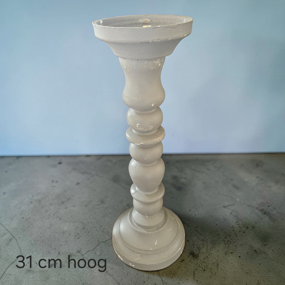 Kaarsenstandaard van hout