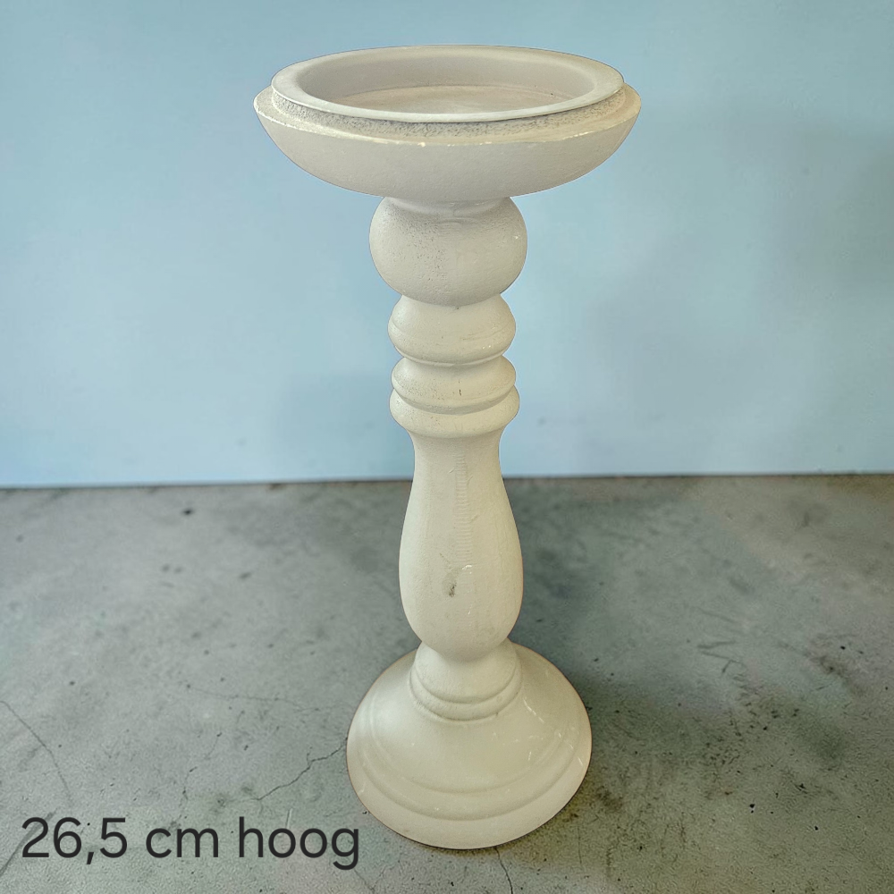 Kaarsenstandaard van hout