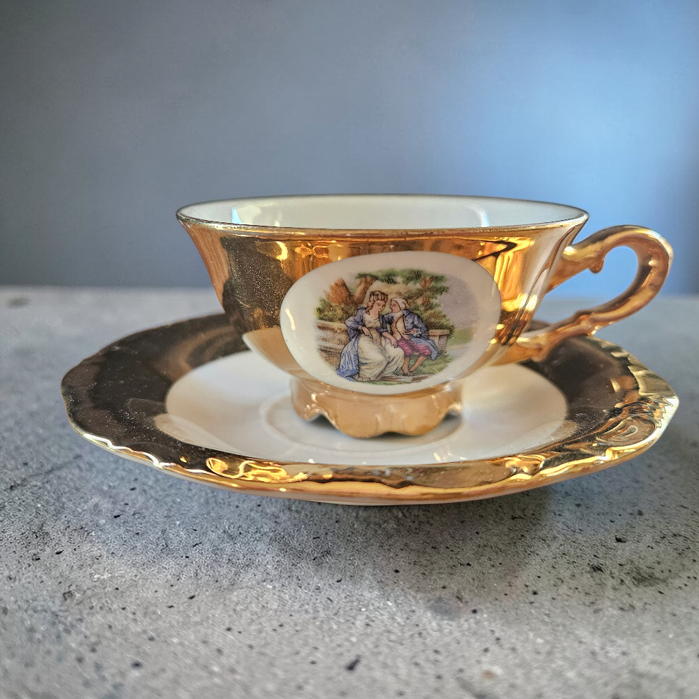 Bavaria Waldershof Kop en Schotel – 22 Karaat Goud