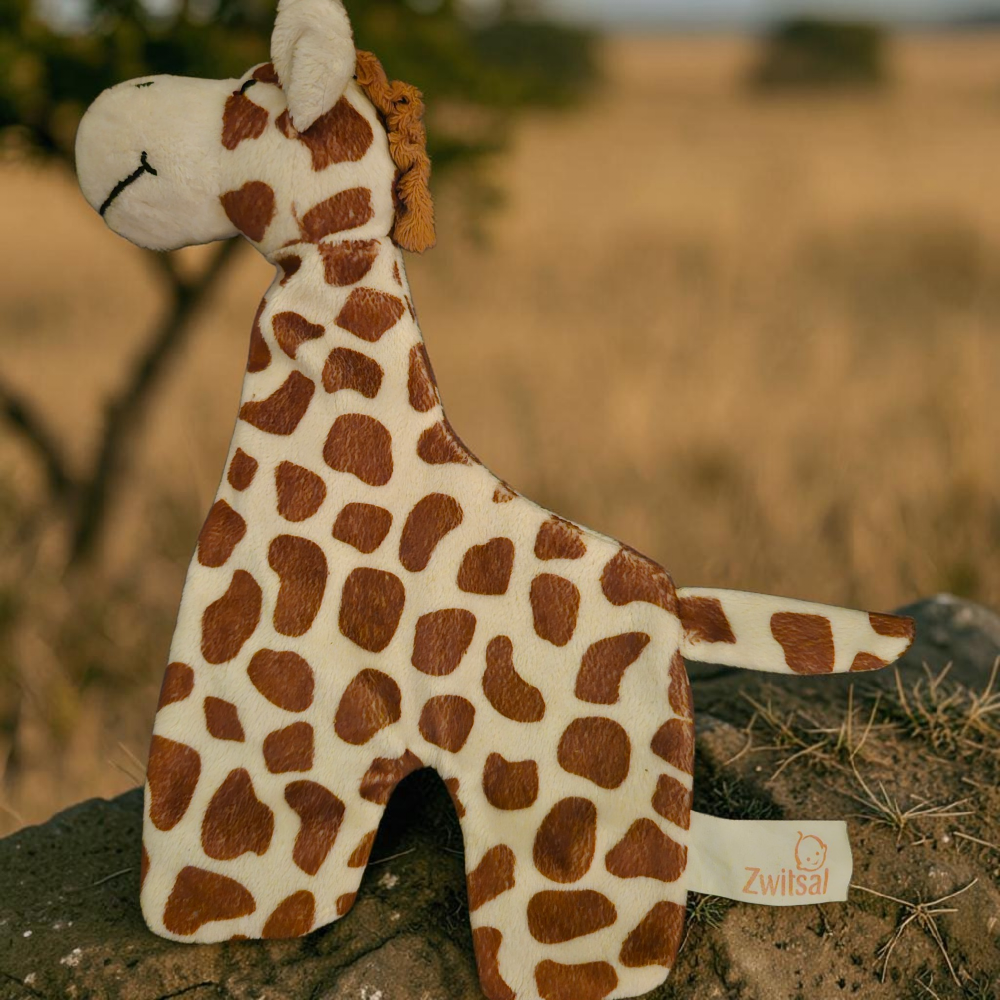 Zwitsal Giraffe Knuffeldoekje – Zacht & Vertrouwd