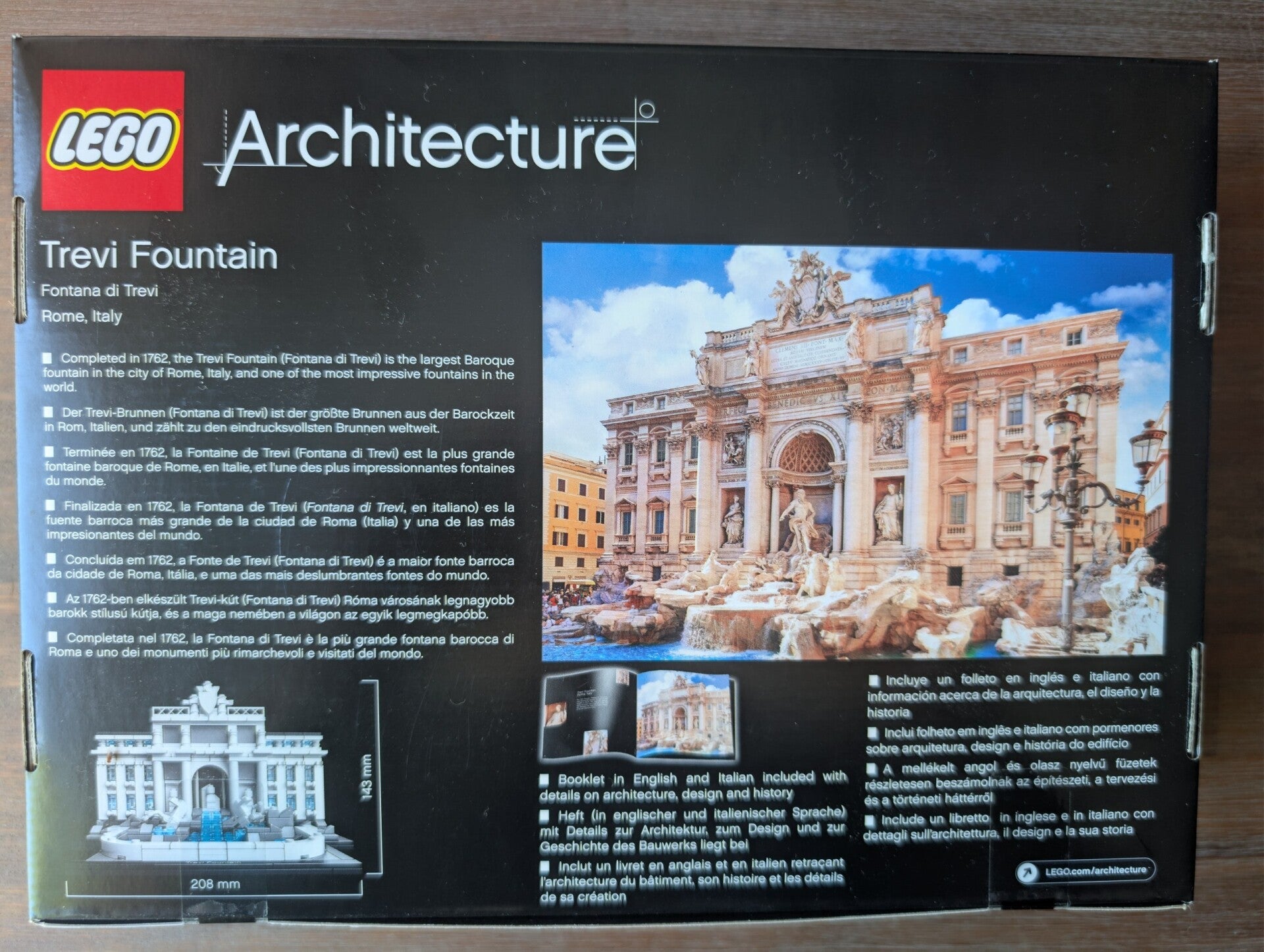Lego Architecture Trevi Fountain 21020 (Nieuw in Doos)
