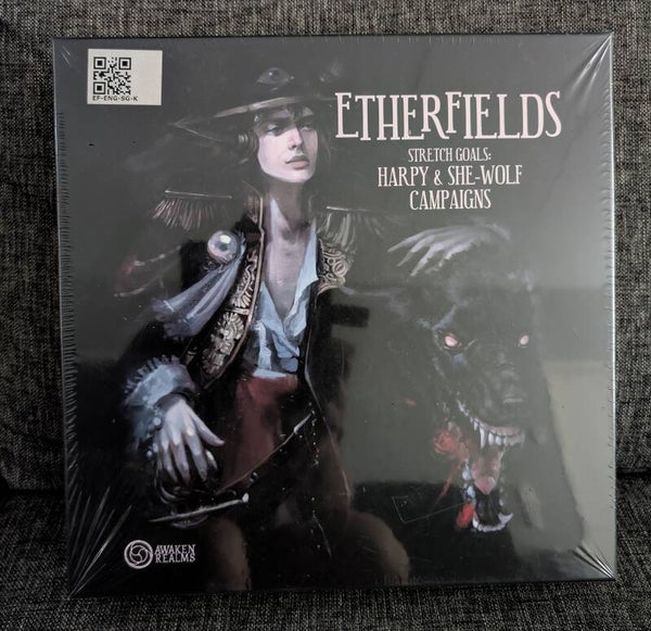 Etherfields Stretch Goals Harpy & She-Wolf Expansion – Awaken Realms Nieuw in Seal