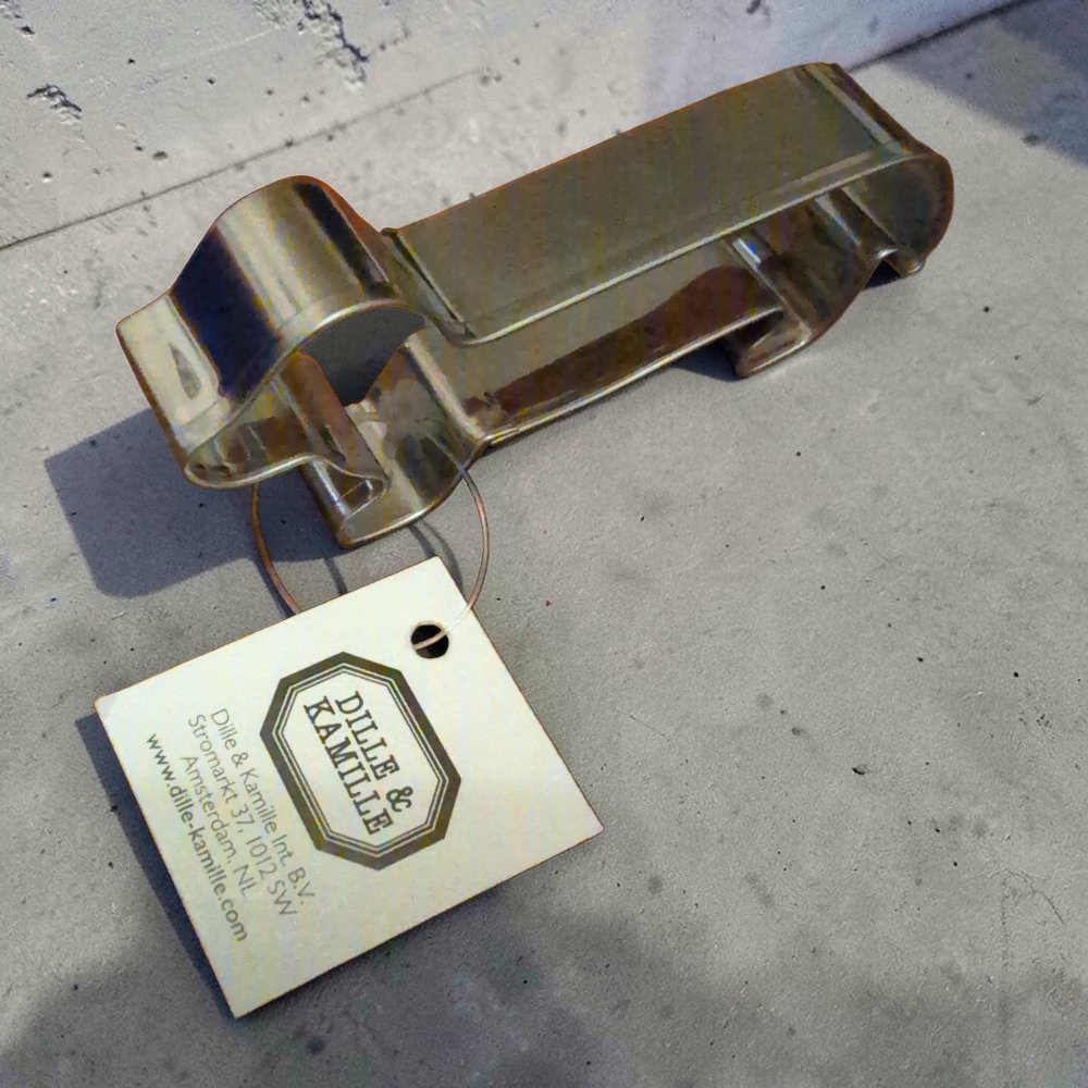 Uitsteekvormpje Teckel / Hond - Dille & Kamille (RVS, Nieuwstaat)