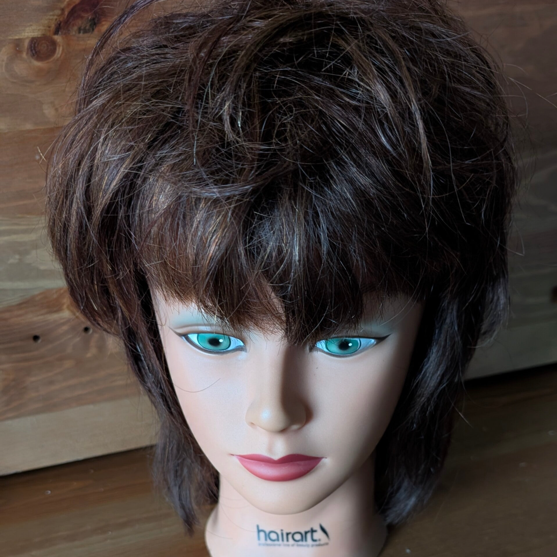 Oefenhoofd Hairart met onbewerkt haar