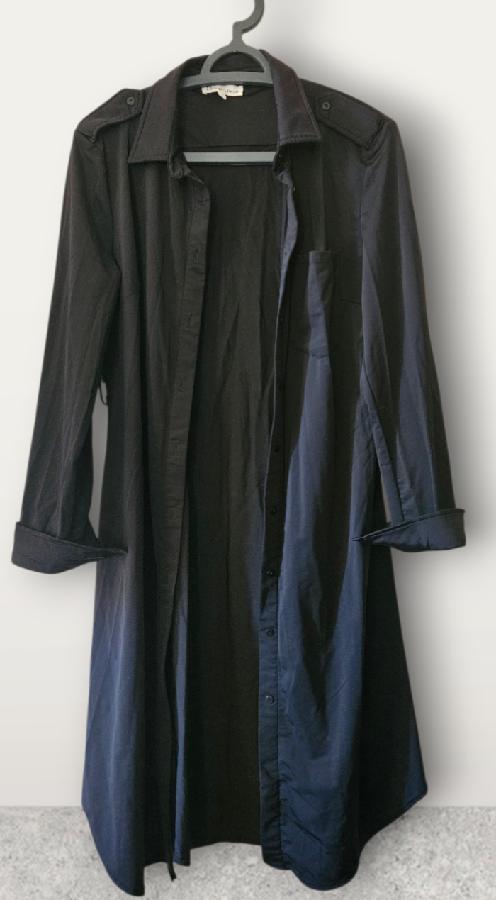 JS Millennium Zwarte Lange Blouse / Tuniek - Maat L (40/42)