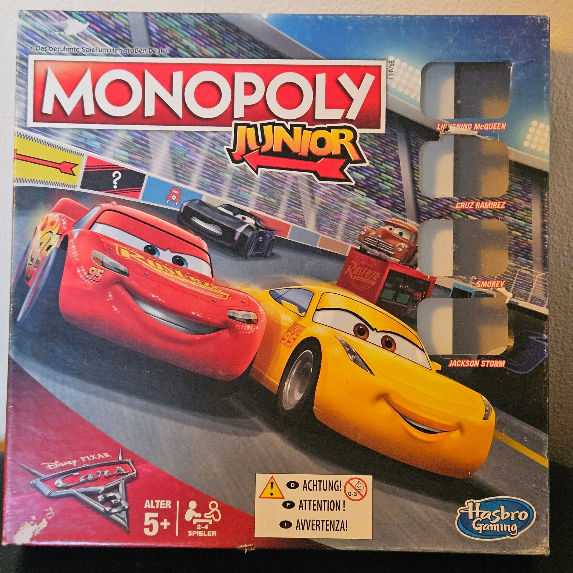 Monopoly junior Cars editie