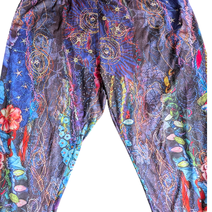 Naadloze knie-legging maat 4XL
