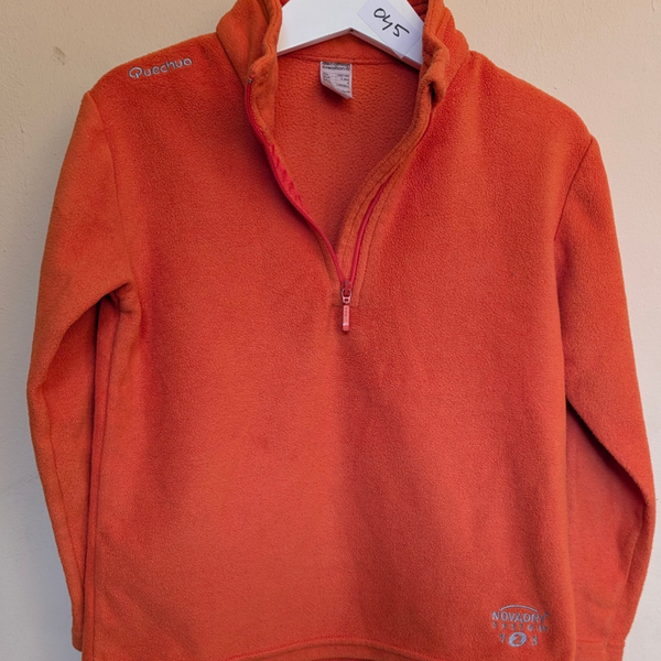 Oranje fleece trui maat 102/109 - 4 jaar – Quechua / Decathlon