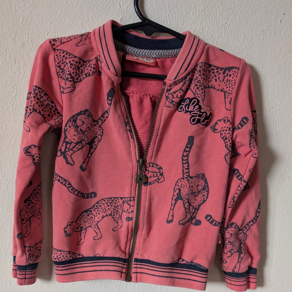 Vest Like Flo luipaardprint maat 104