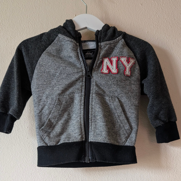 Vest met rits en capuchon| maat 80 | Mini Rebel