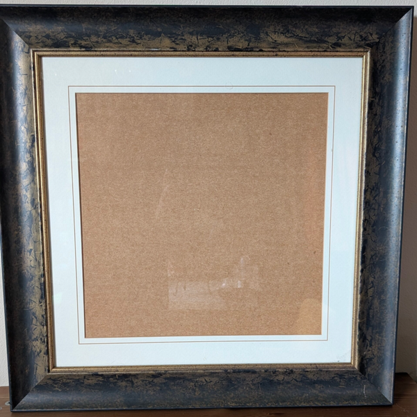 Barokstijl Fotolijst met Passe-Partou 65x65 cm