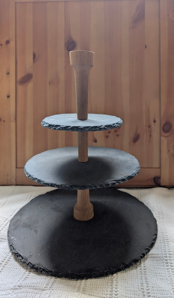 3-Laags Etagere Leisteen. Merk Boska