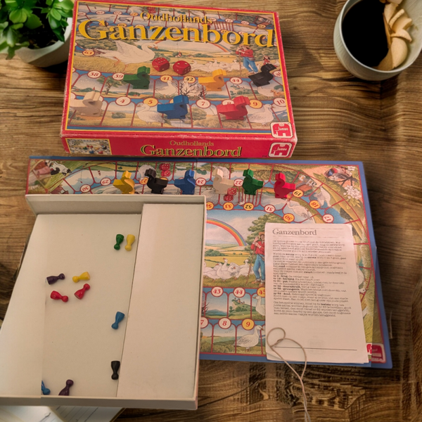 Vintage 'Oudhollands Ganzenbord' Jumbo 1989