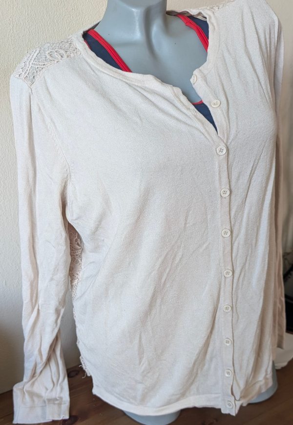 Vest met kanten achterzijde - M&S Mode - Maat XXL