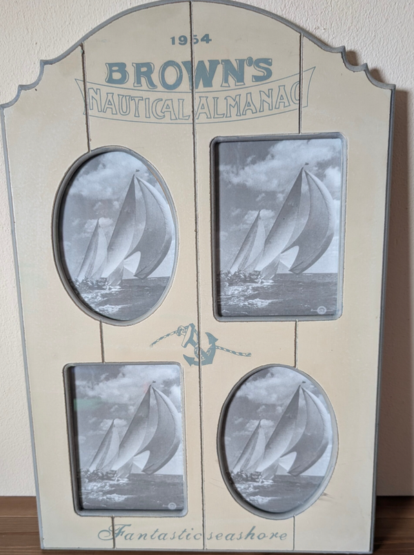 Collagefotolijst Nautical, geschikt voor 4 foto's