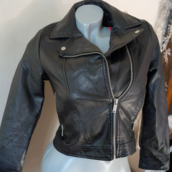Primark Kunstleren Bikerjasje - Maat 146