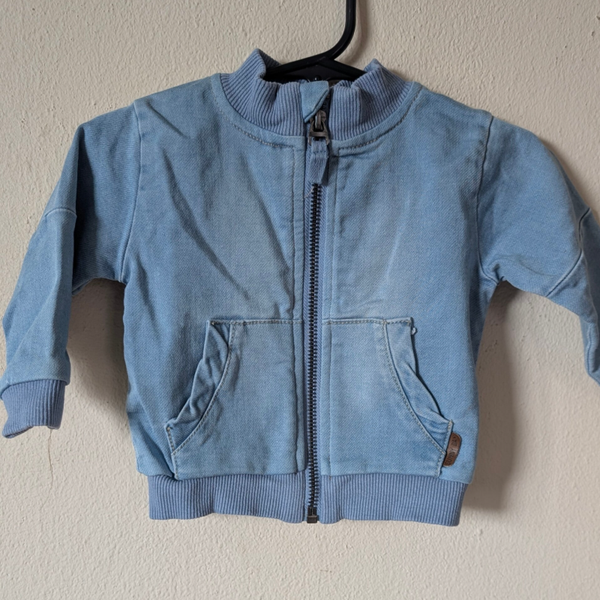 Vest Prenatal | blauw | denim look | maat 68