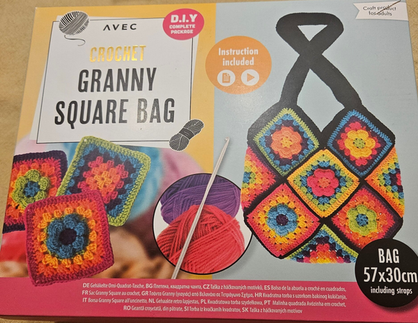Haakpakket  granny square bag