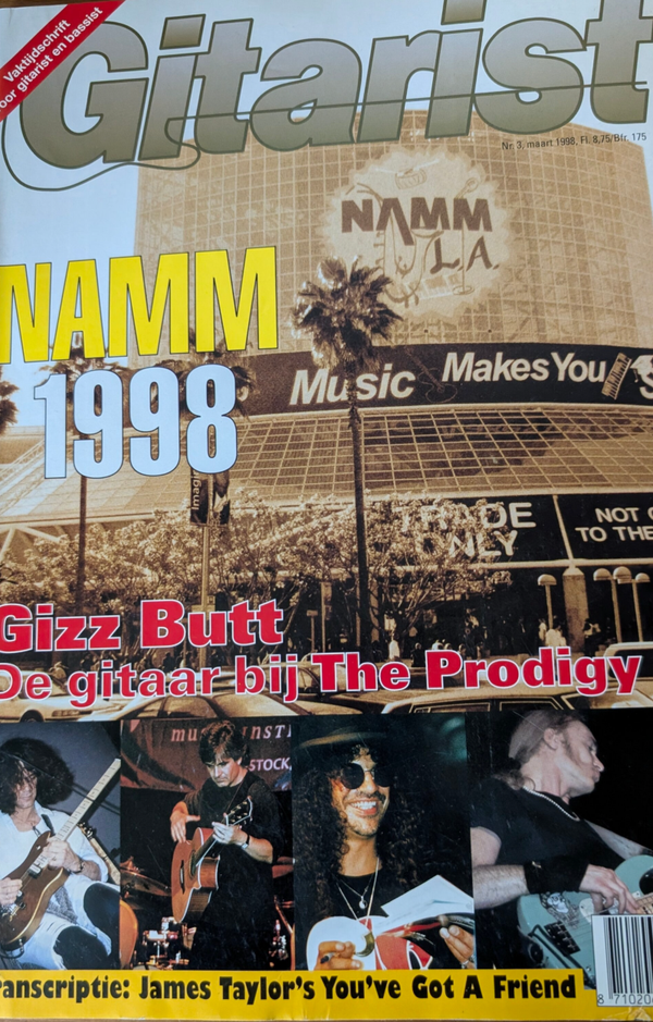 Tijdschrift Gitarist nr. 3 maart 1998