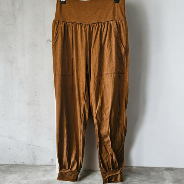 Harembroek / Loungebroek - Cognac Bruin - Maat M (38) - Shein
