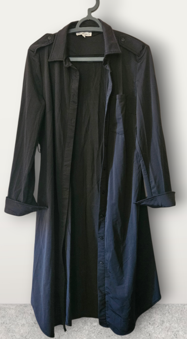JS Millennium Zwarte Lange Blouse / Tuniek - Maat L (40/42)
