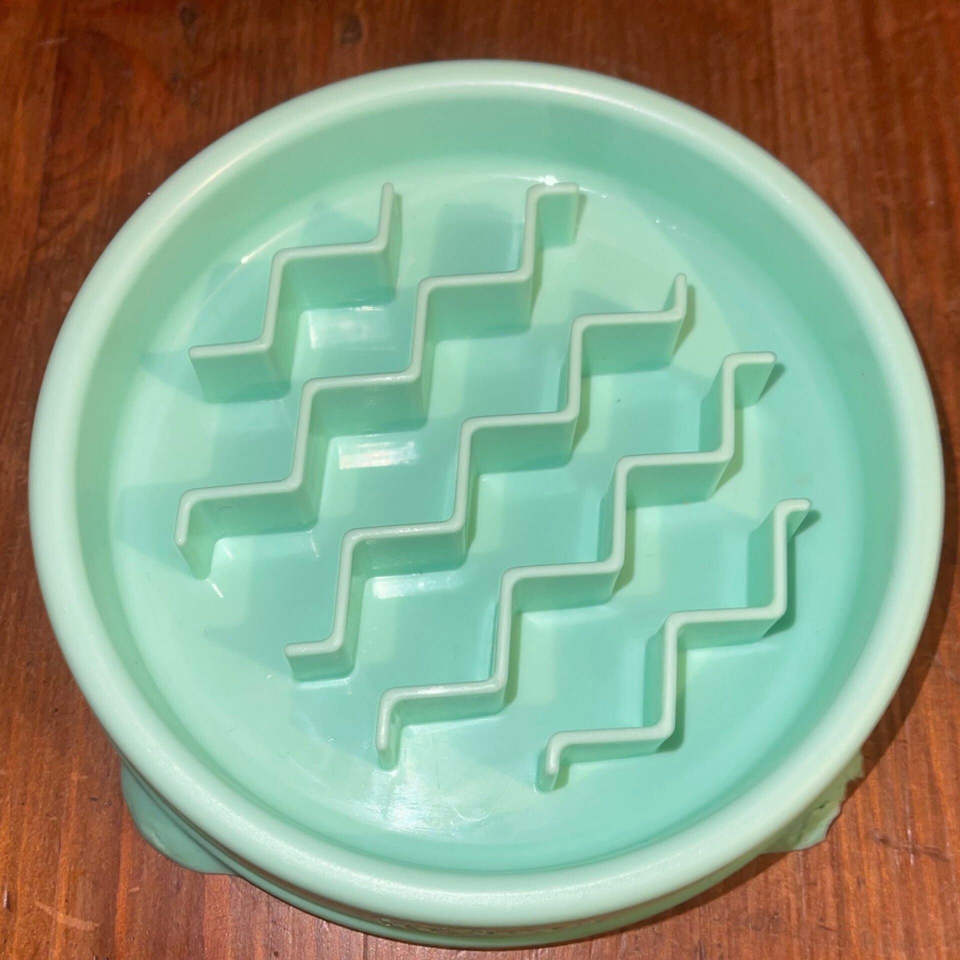 Anti-Schrokbak – Mintgroen (Zigzag)