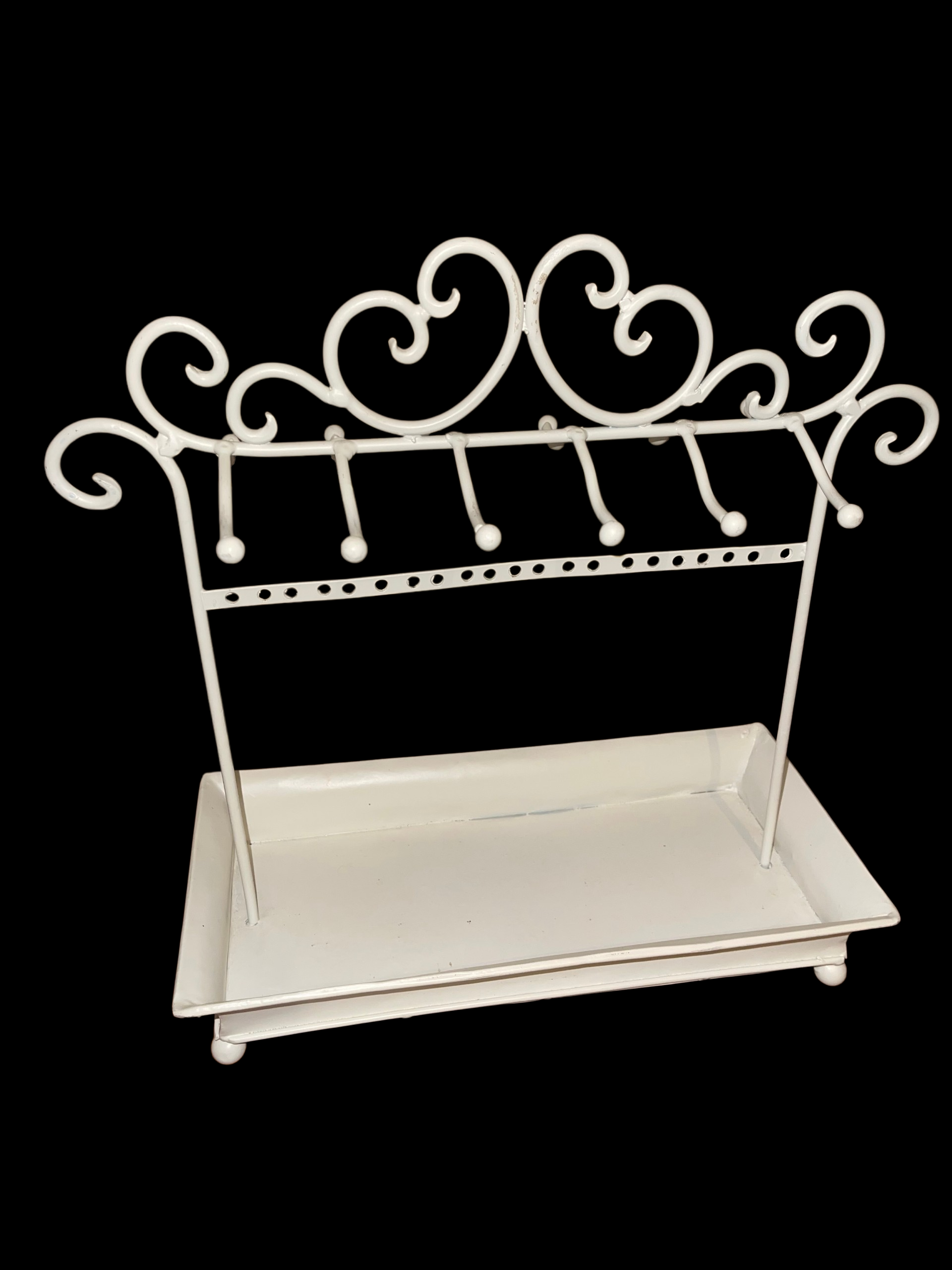 Sieradenrek Vintage Look – Wit Metaal met Plateau