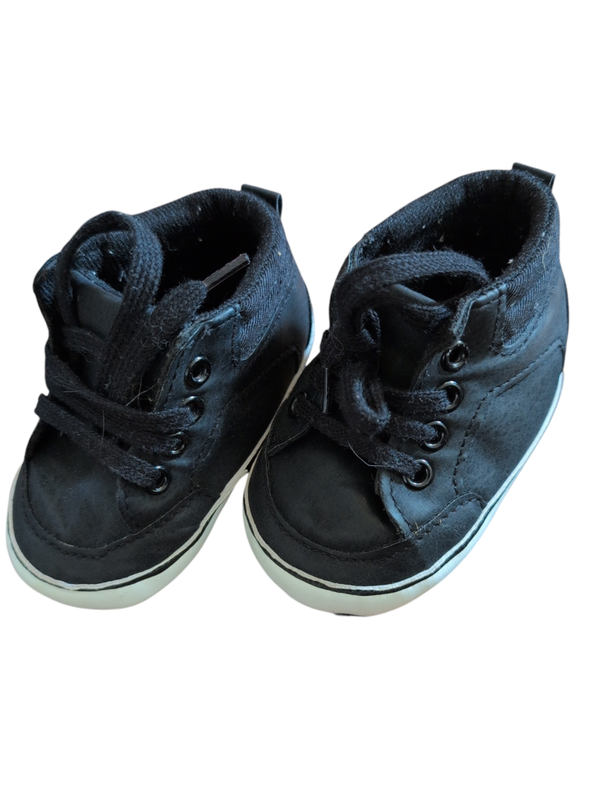 Zwarte baby schoenen 12 cm