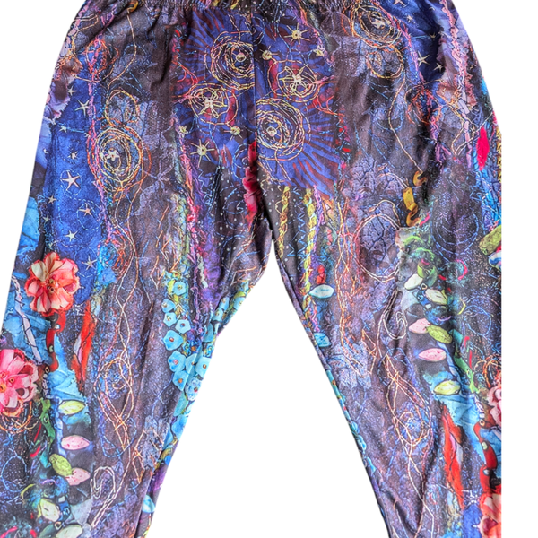 Naadloze knie-legging maat 4XL