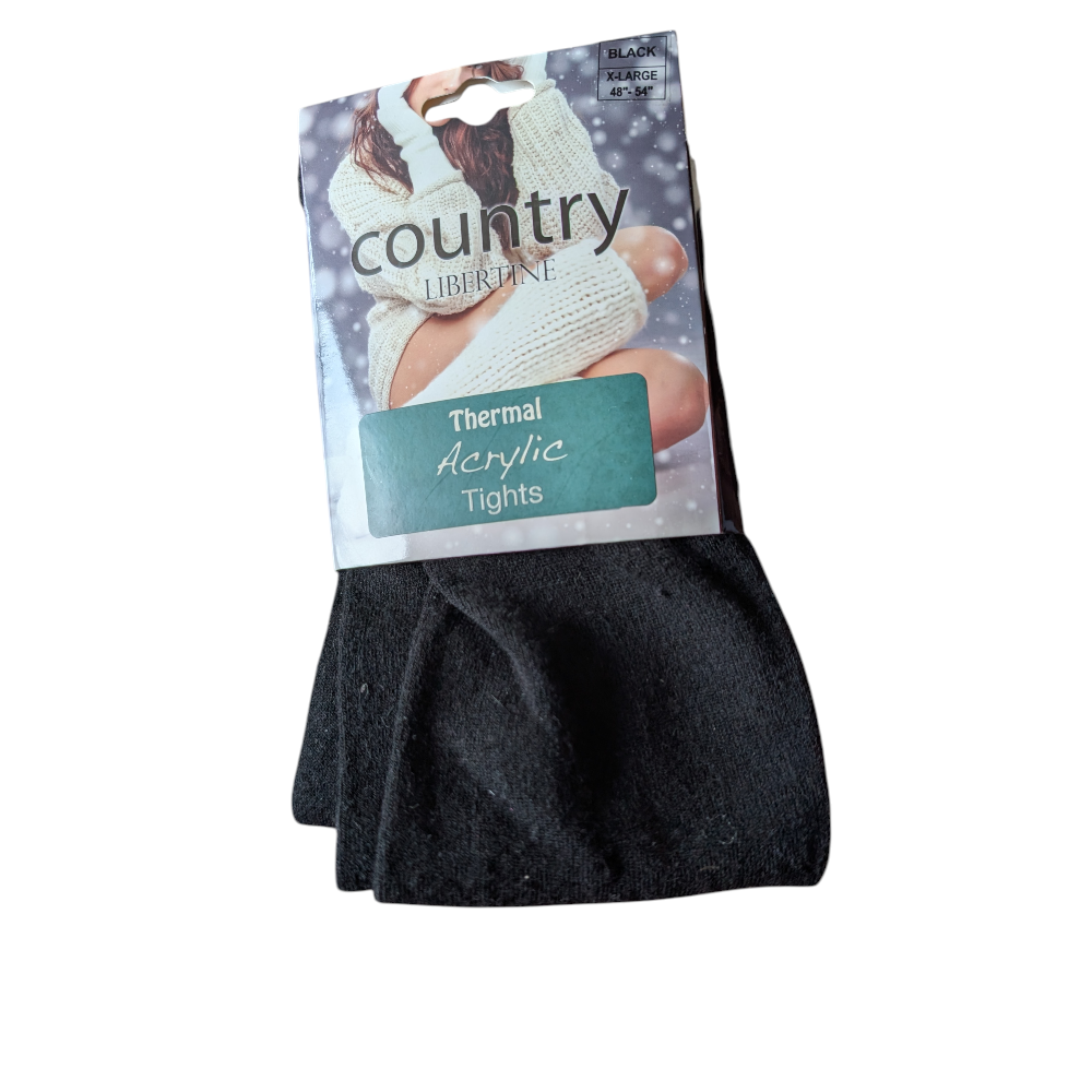 Thermo panty Acrylic maat XL zwart