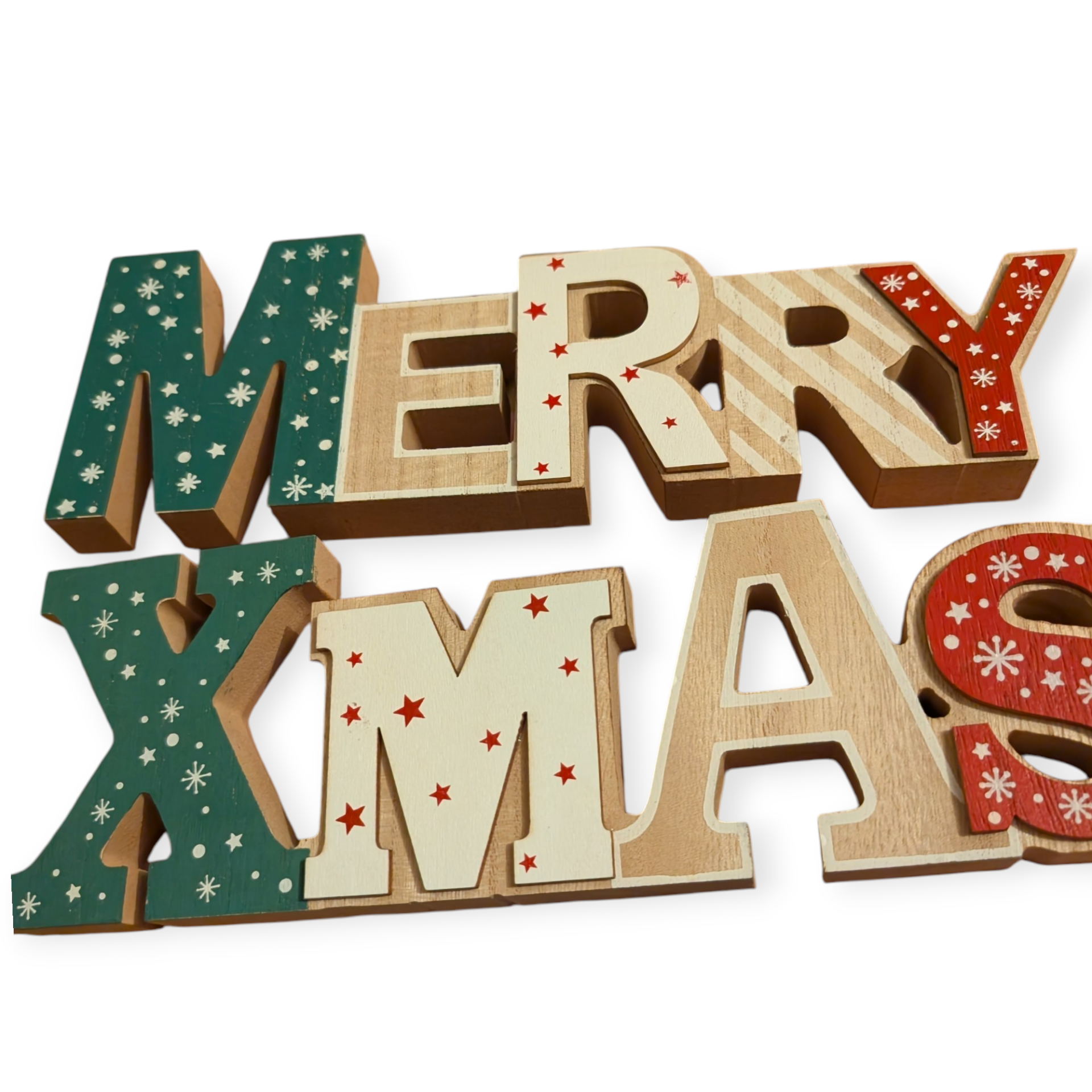 Tekst merry Christmas mdf