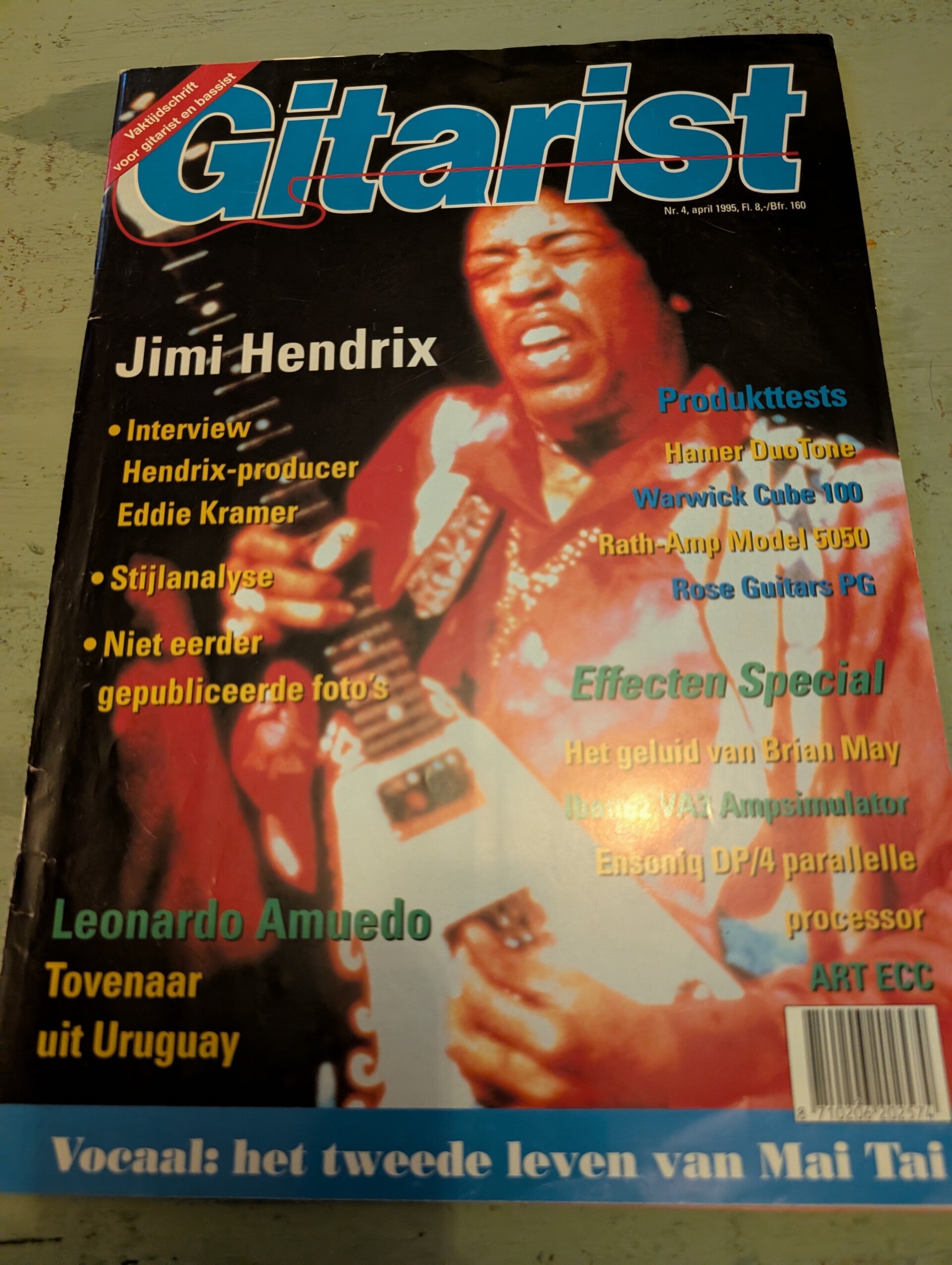 Tijdschrift Gitarist nr. 4 april 1995 – Jimi Hendrix Special )