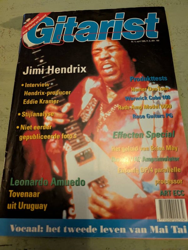 Tijdschrift Gitarist nr. 4 april 1995 – Jimi Hendrix Special )