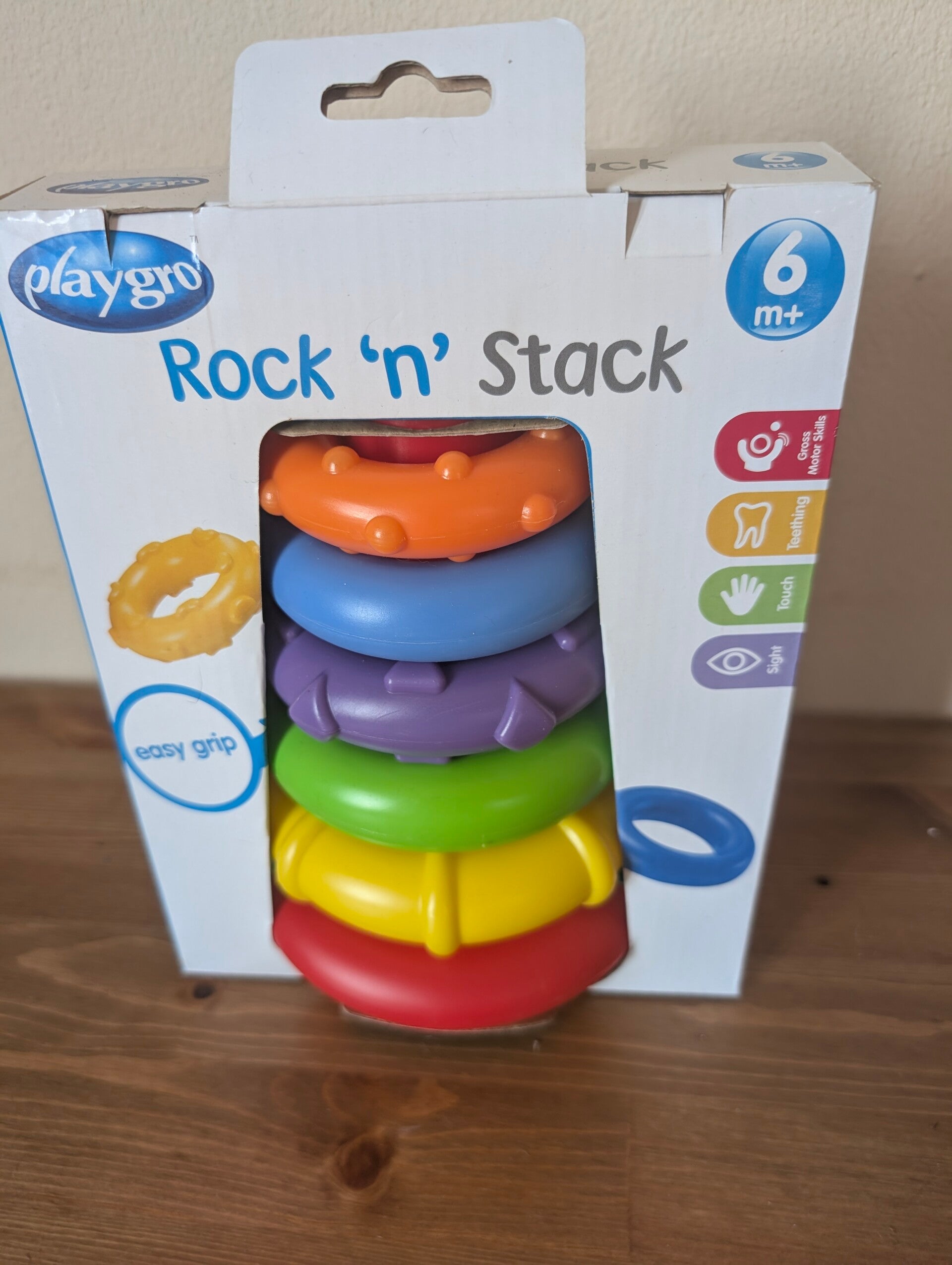 Playgro Stapeltoren Rock 'n' Stack Educatief Babyspeelgoed