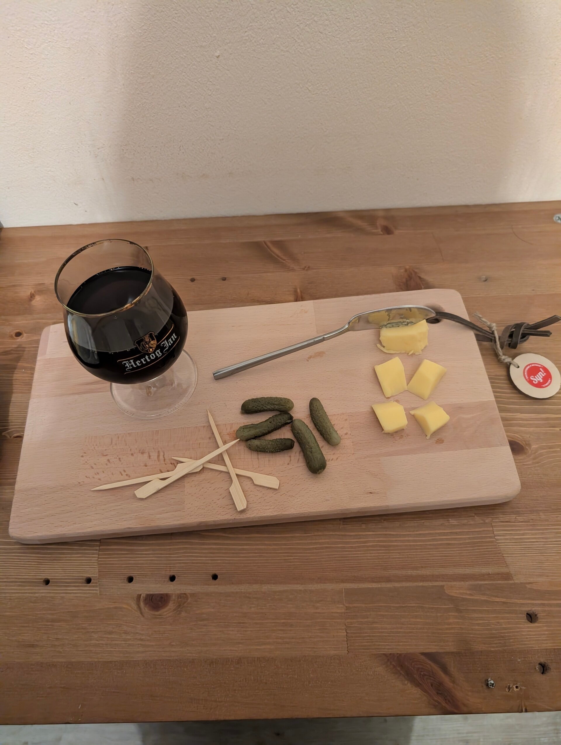 Borrel-/ snijplank hout