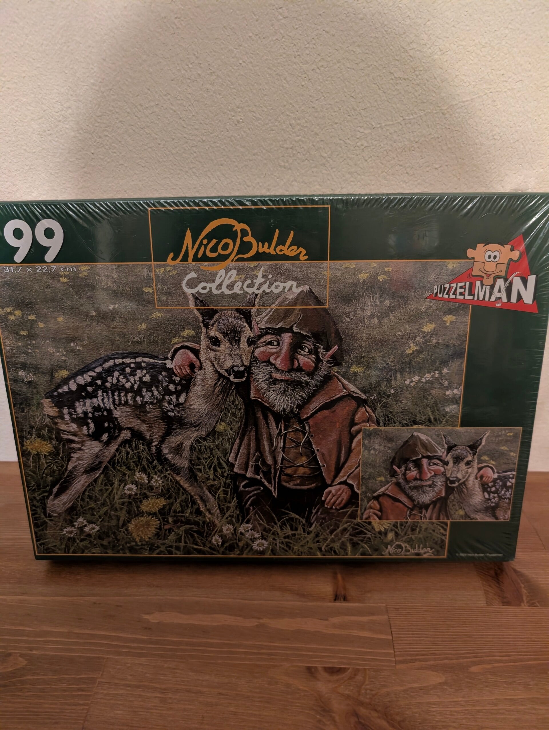 Legpuzzel Nico Bulder Kabouter En Hertje Puzzelman 99 Stukjes Nieuw In Folie