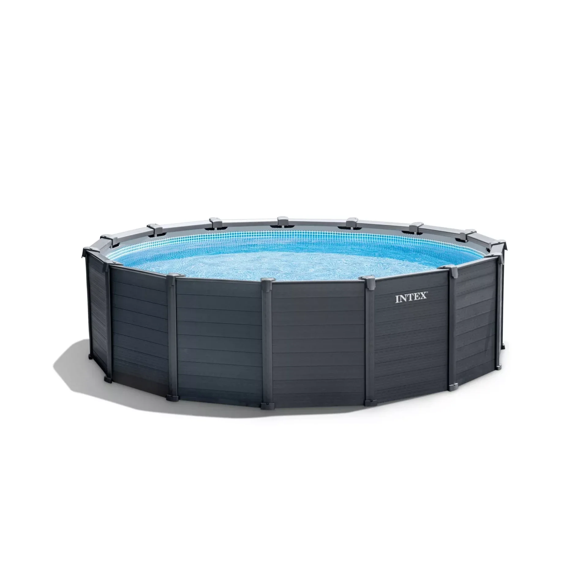 Intex 26384ND - Piscina Graphite rotonda 478x124 cm 478cm x 478cm x 124cm