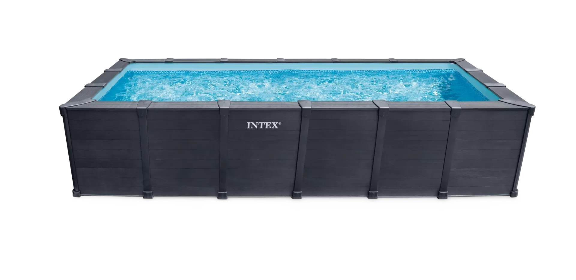 Intex 26398GS - Piscina Graphite rettangolare 600x300x124cm 600cm x 300cm x 124cm