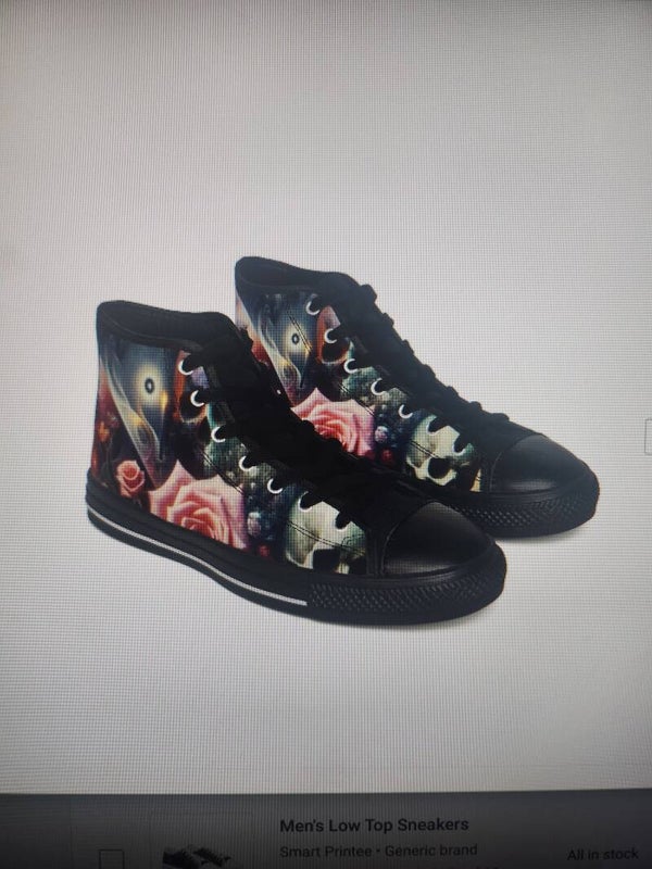 Eternal Edge High-Top Canvas Sneakers