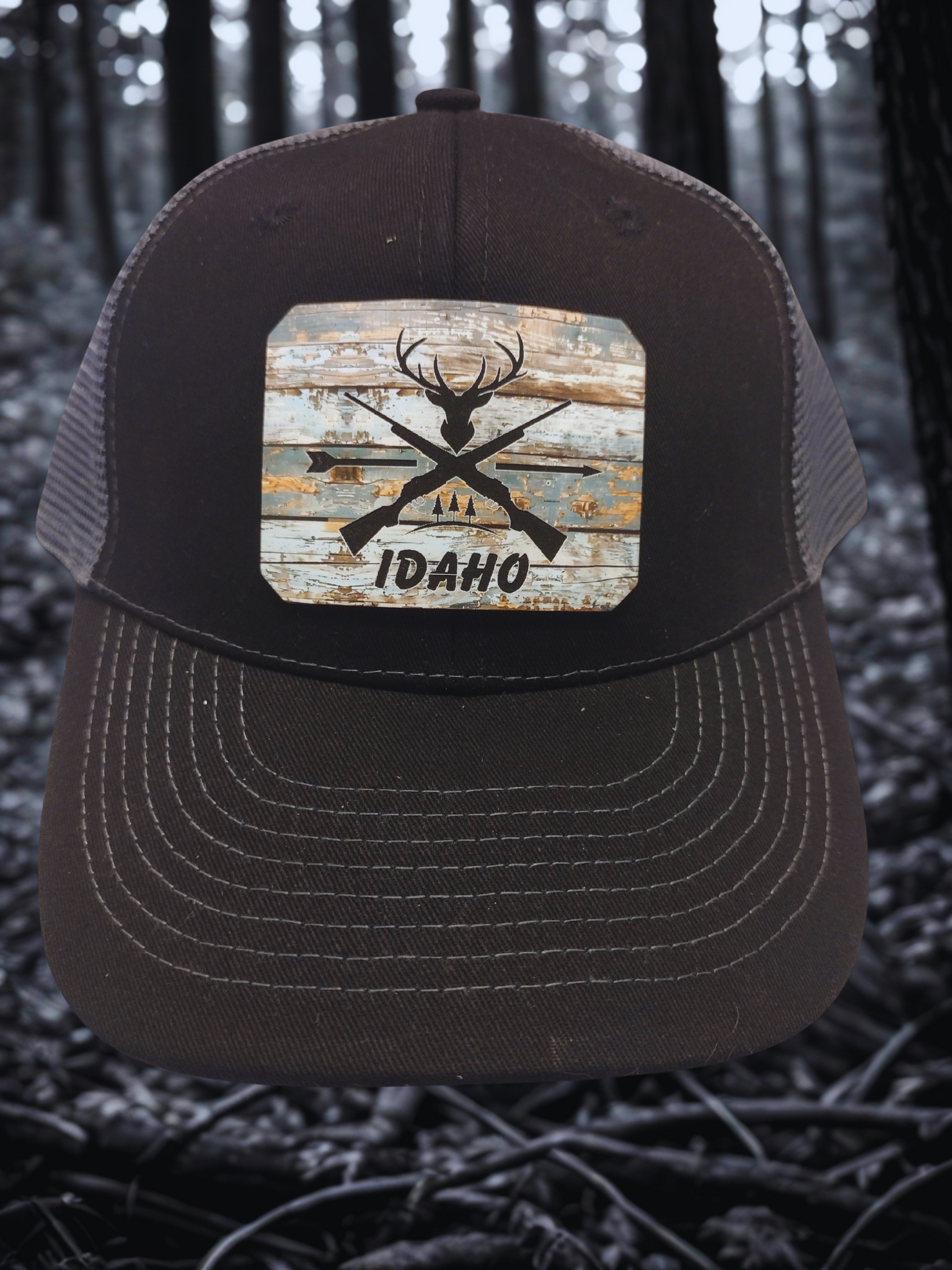 "IDAHO DOUBLE GUN" PATCH HAT