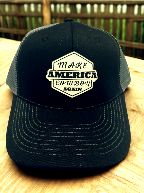 "MAKE AMERICA COWBOY AGAIN" PATCH HAT