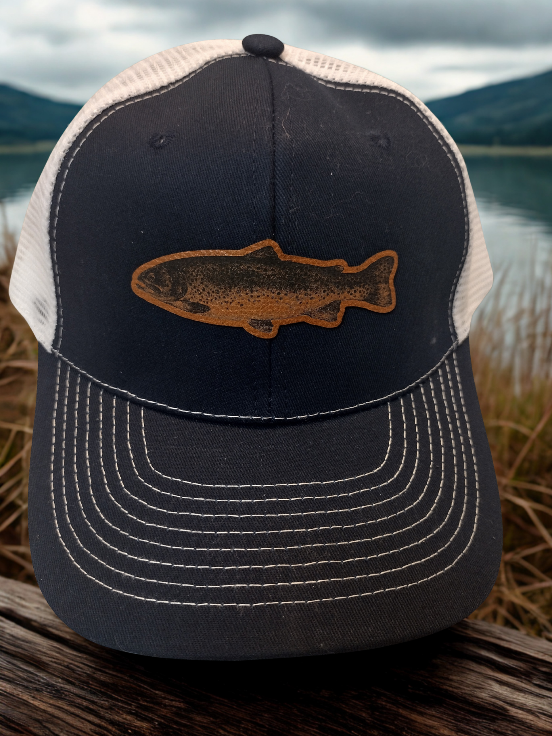 "TROUT FISHING PATCH HAT