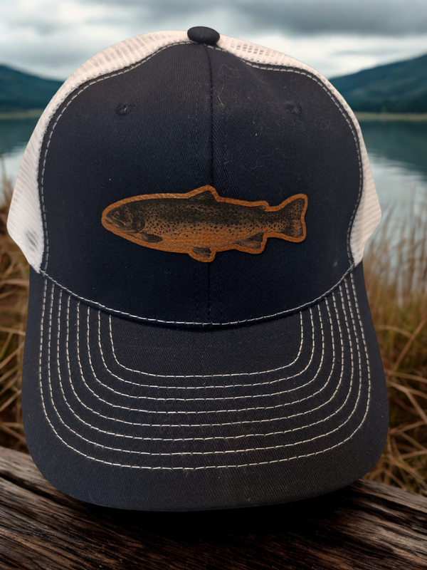 "TROUT FISHING PATCH HAT