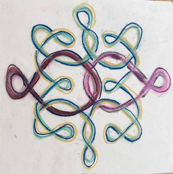 Mindful dots patroon