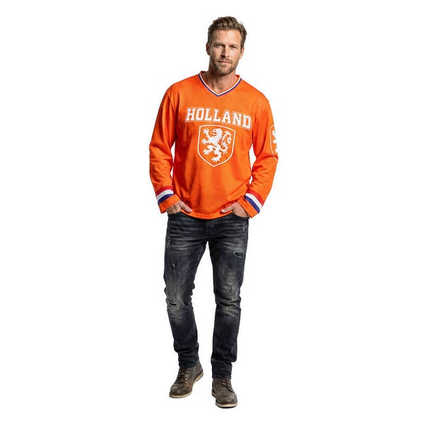 Ijshockeyshirt Holland lange mouwen  (oversized)