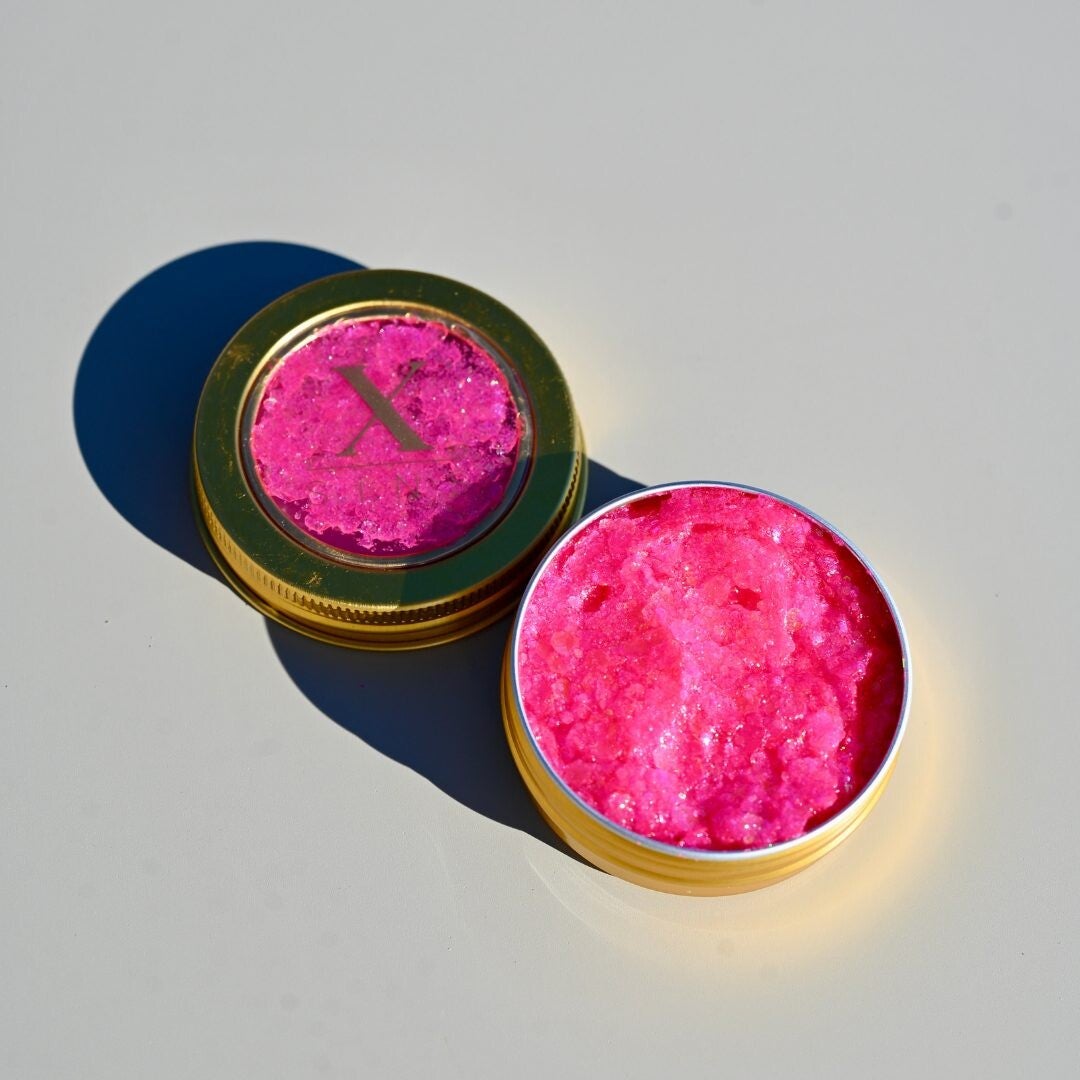 glitters: XS15 Fel Donker Roze Gezicht Glitter